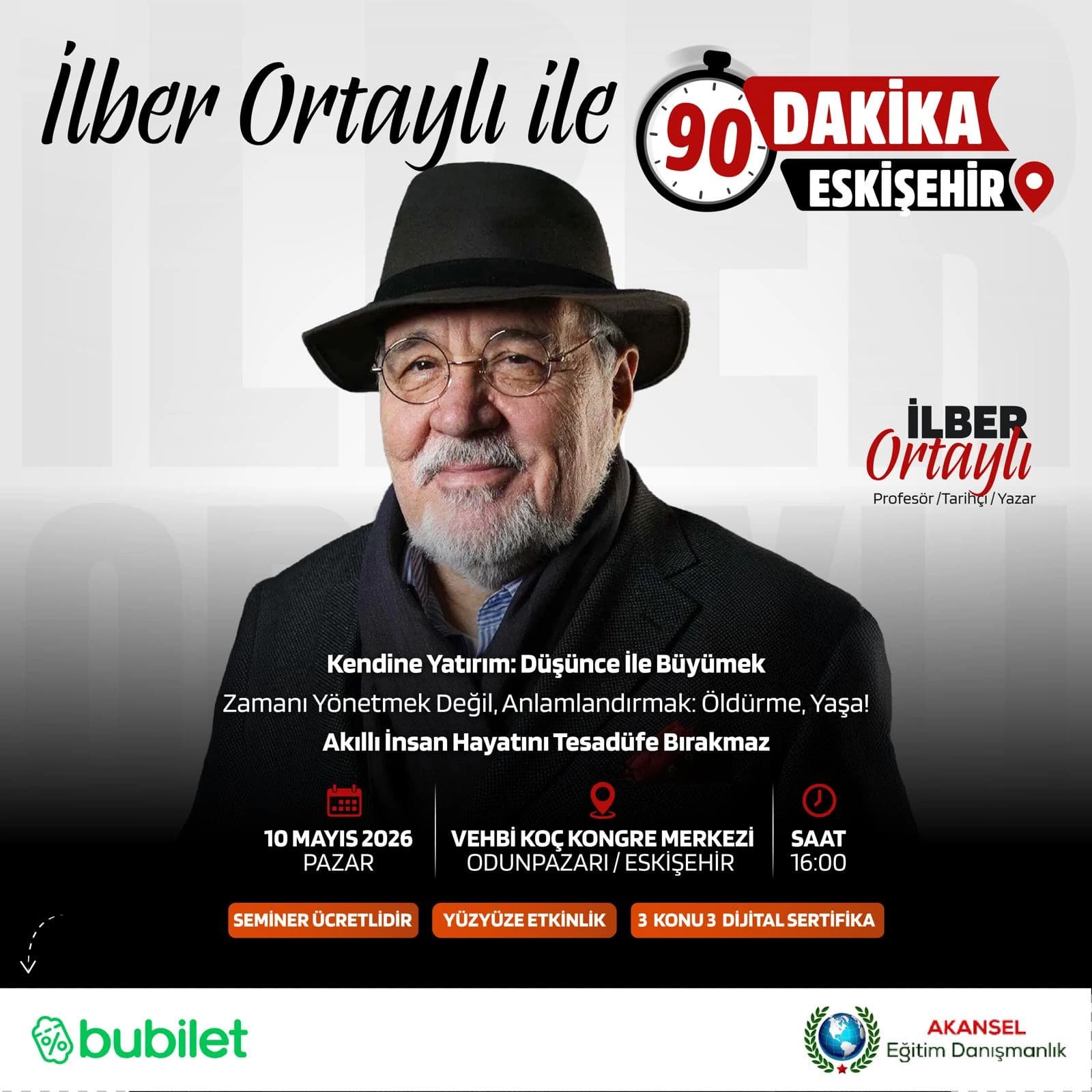 İLBER ORTAYLI İLE 90 Dakika - Eskişehir