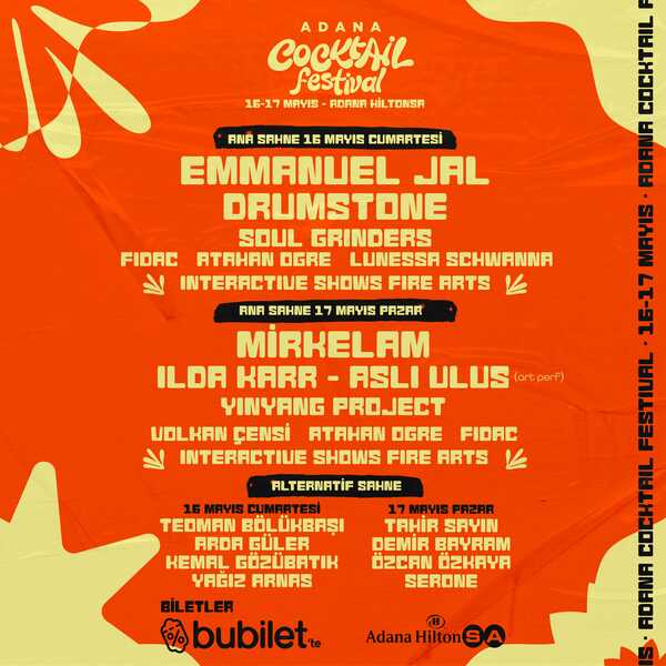 Adana Cocktail Festival — Müzik