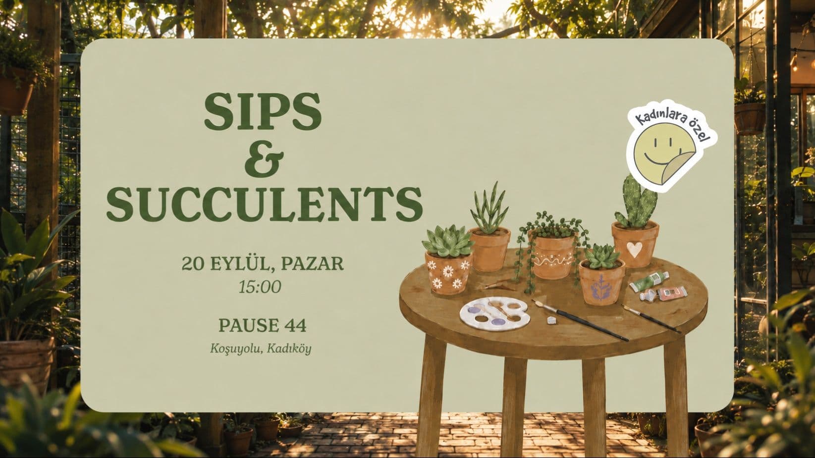 Sips & Succulents