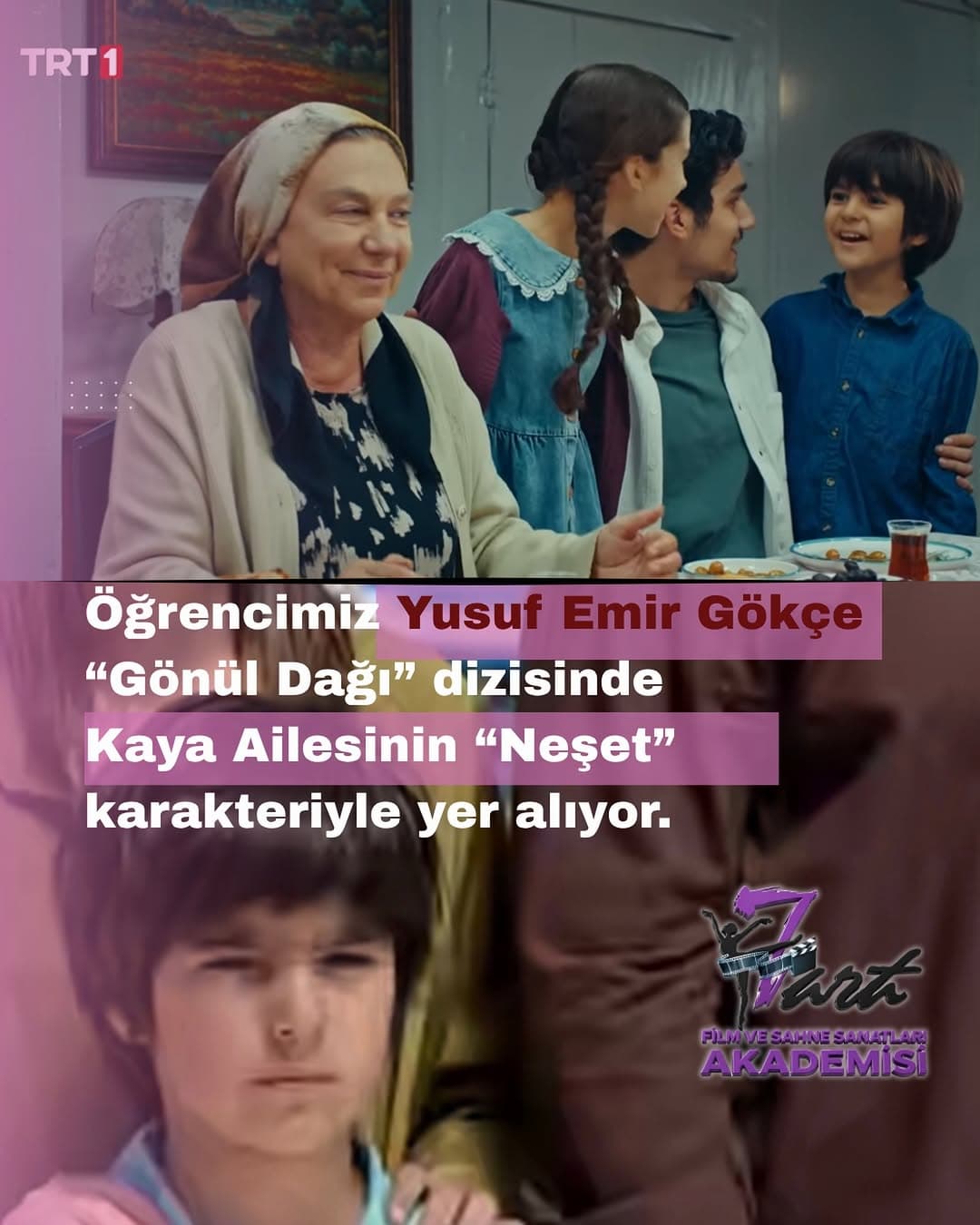 Başarı tesadüf değildir; doğru eğitim ve tutkuyla şekillenir. 🎭
Öğrencilerimizden Yusuf Emir Gökçe’