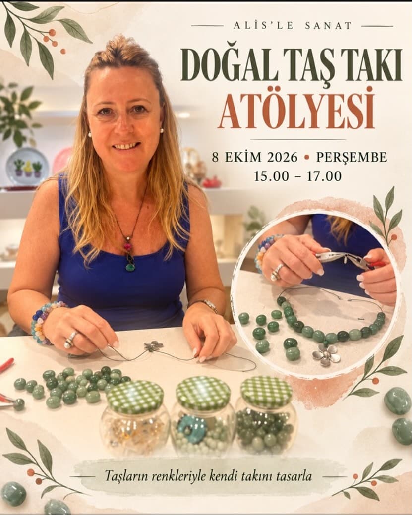 Doğal taşların eşsiz renkleriyle kendi takınızı tasarlamaya davetlisiniz. ✨
Taşlarınızı seçin, haya