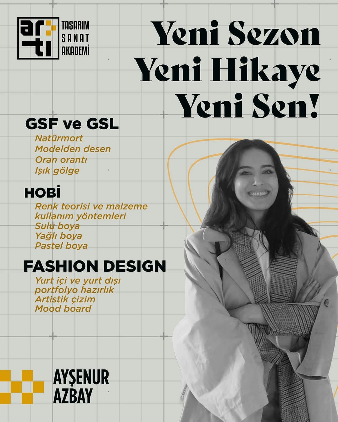 **Yeni Sezon, Yeni Hikâye, Yeni Sen!** 🎨
Yeni sezonda hayallerini tasarıma, fikirlerini sanata dönü