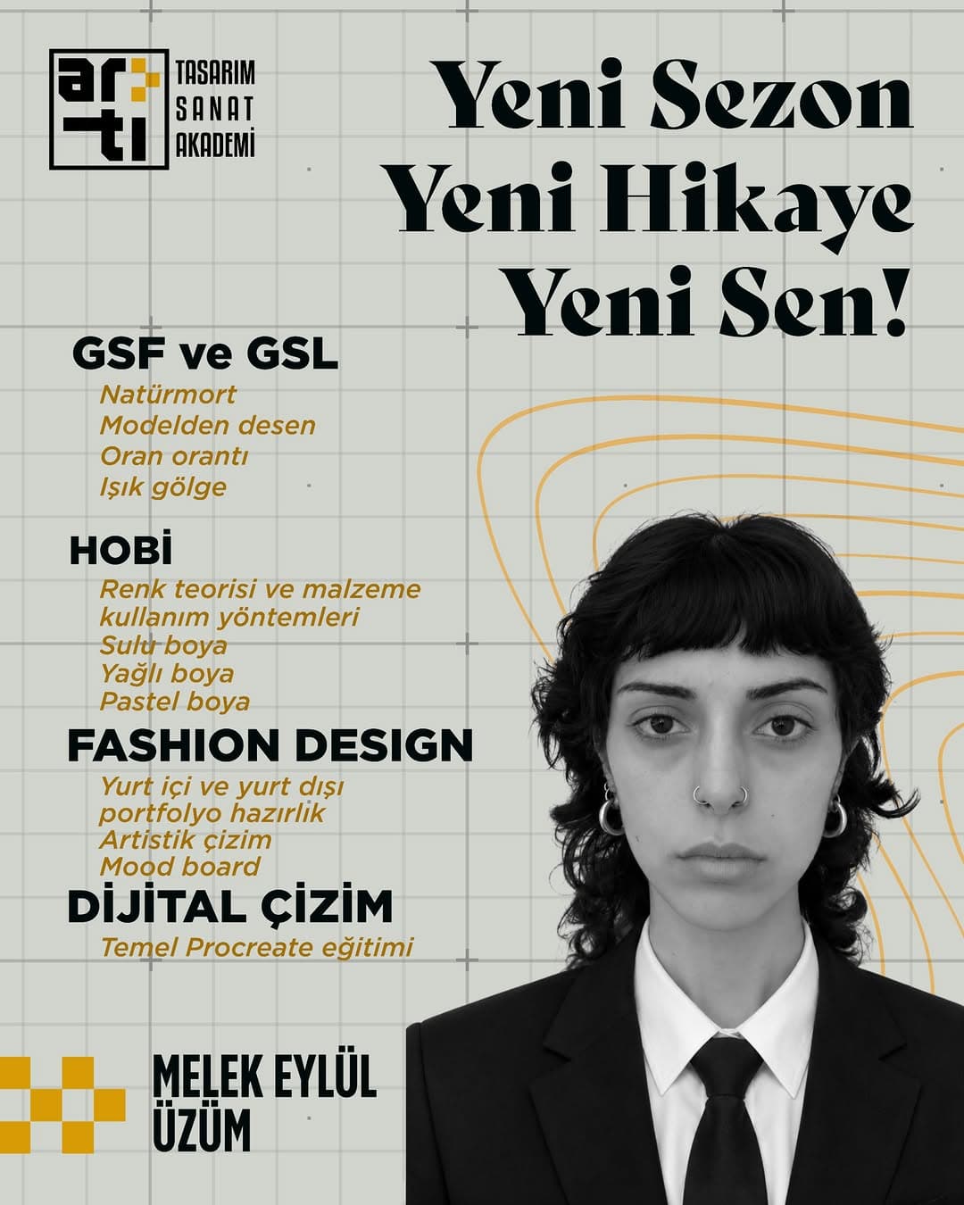 **Yeni Sezon, Yeni Hikâye, Yeni Sen!** 🎨
Yeni sezonda hayallerini tasarıma, fikirlerini sanata dönü