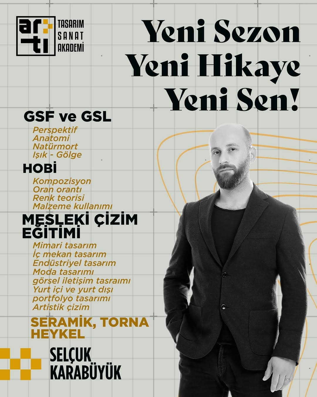 **Yeni Sezon, Yeni Hikâye, Yeni Sen!** 🎨
Artı Sanat ve Tasarım Akademi’de yeni sezonda sanat ve ta