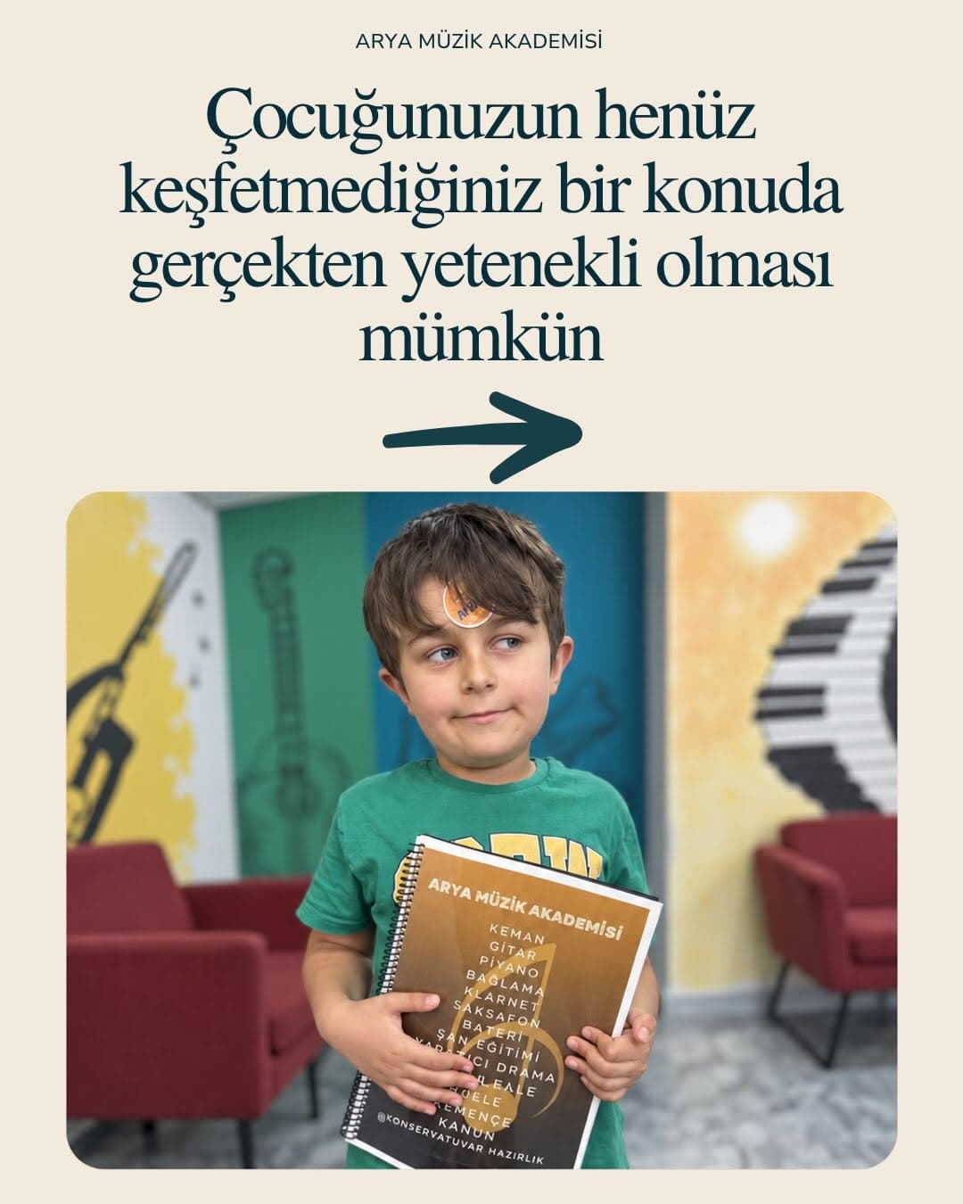 Belki piyano, belki gitar, belki keman… 🎶
Çocuğunuzun ya da kendinizin müziğe olan ilgisini keşfet