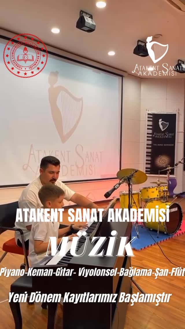 Yeni dönem kayıtlarımız başlamıştır.
🎶 **Atakent Sanat Akademi ile Müziğin Büyülü Dünyasına Adım A