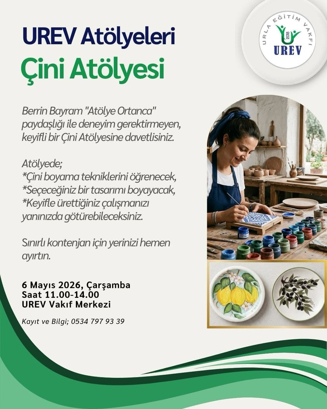 UREV ailesiyle bir araya gelmeye, birlikte üretmenin keyfini paylaşmaya davetlisiniz.
Her seferinde
