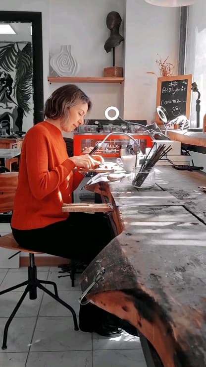 Modern takı tasarımı uygulamalı gümüş dersleri — Fotoğraf 3