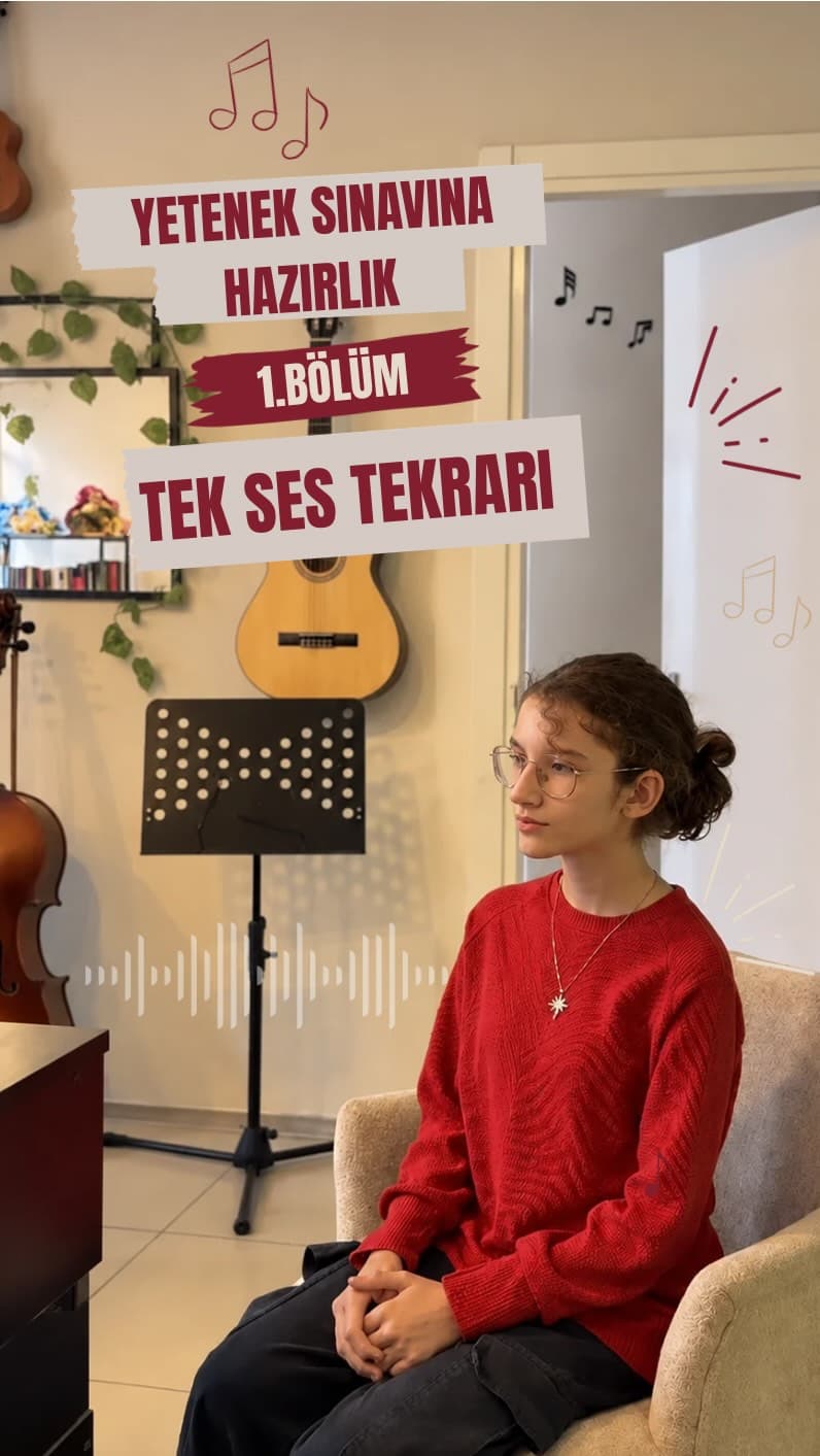 Konservatuvar ve yetenek sınavlarına hazırlananlar buraya!
Sınavların en temel ve en çok eleyen aşa