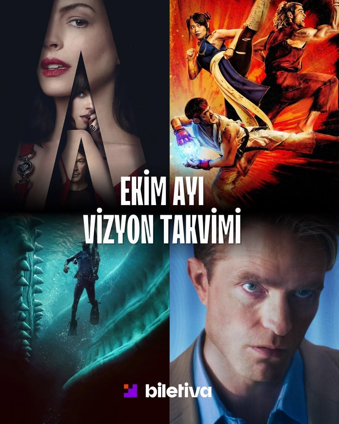 Ekim’de sinema salonlarının programı dolu! 🎬🍿
Ayın merakla beklenen yapımları birer birer vizyona