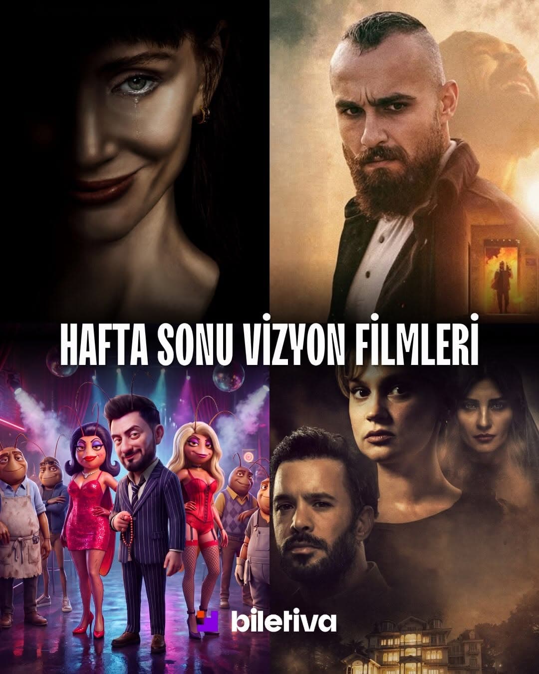 Bu hafta beyaz perdede hangi hikâyeye ortak olacaksın? 🎬
Heyecan dolu sahneler, sürprizlerle dolu