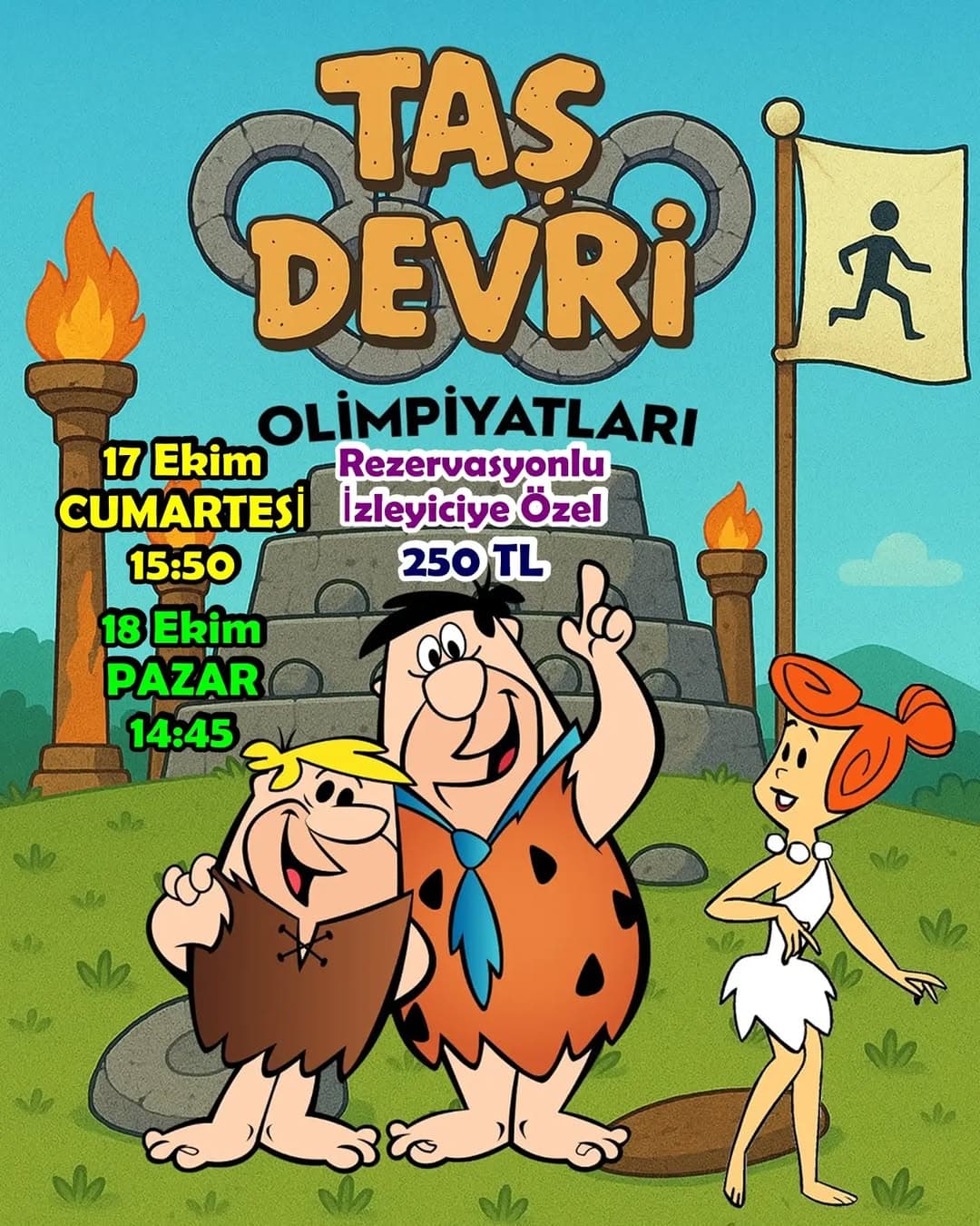 İZMİR / 'TAŞ DEVRİ OLİMPİYATLARI' Adlı ÇOCUK TİYATROSU Boyoz Akademi Sanat Merkezinde Gösterimde.
R