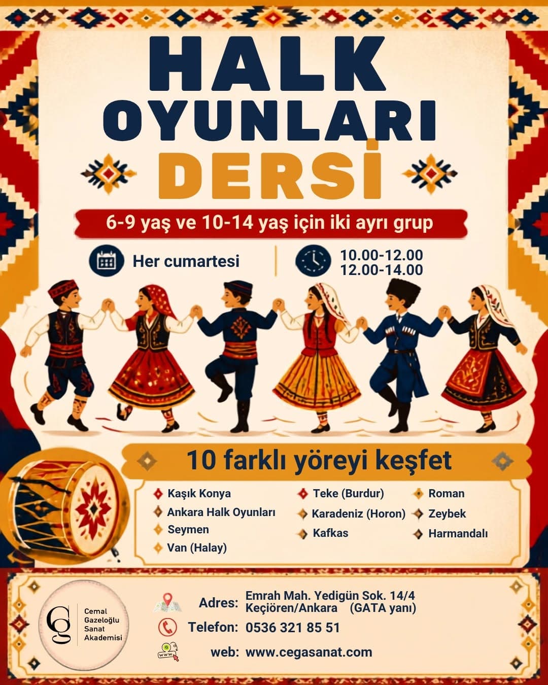 Halk oyunları derslerimiz başlamıştır. Kontenjanlar dolmadan siz de yerinizi ayırtın!
#halkoyunu #h