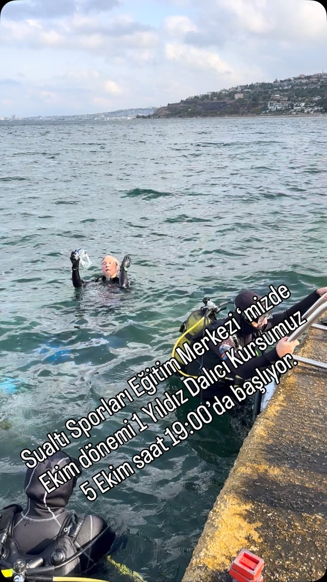 İstanbul, Beylikdüzü,
Gürpınar sahilinde bulunan
Sualtı Sporları Eğitim ve Sınav Merkezimizde
1 Yıl
