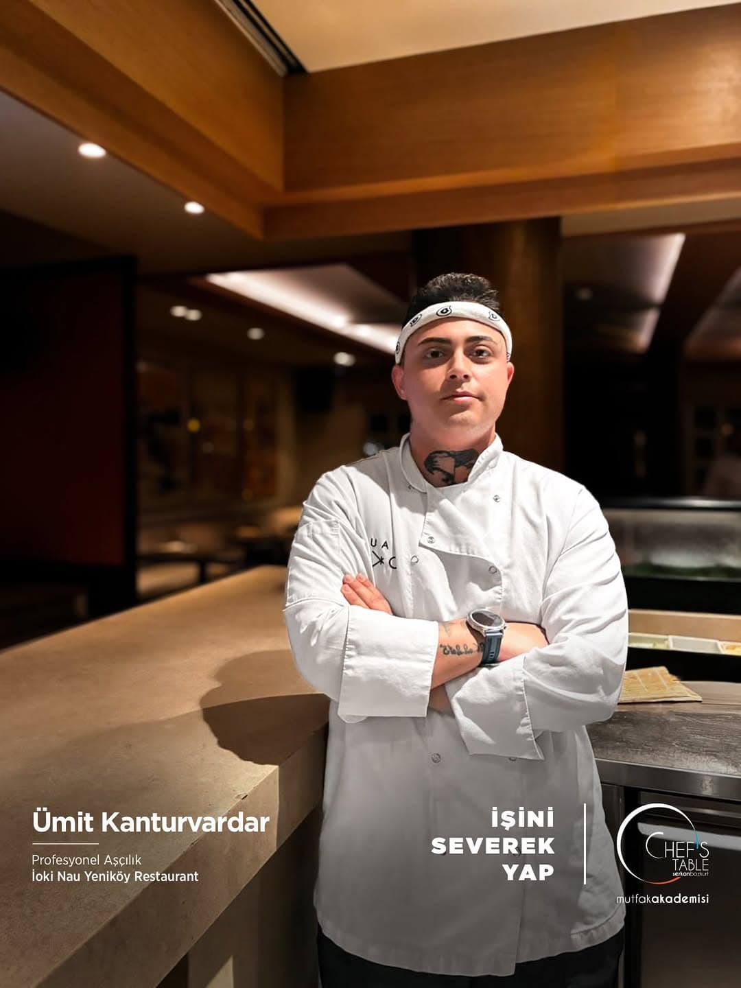 Profesyonel Aşçılık Eğitimi mezunlarımızdan Ümit Kanturvardar, İoki Nau Yeniköy Restaurant’ta işe ba