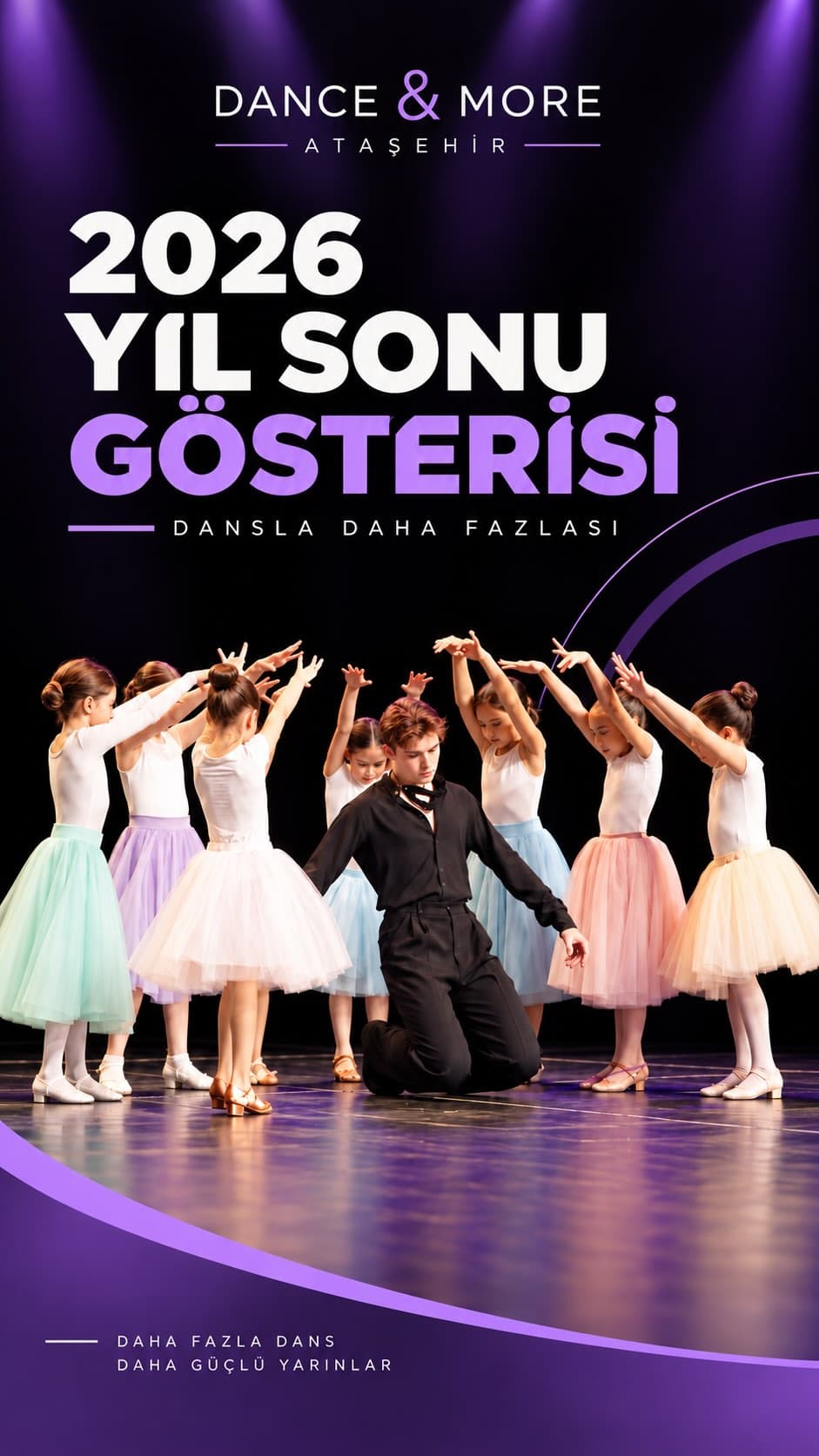 Büyüleyici bir gecenin ardından geriye kalan muhteşem anılar... ✨ Dance & More 2026 Yıl Sonu Gösteri