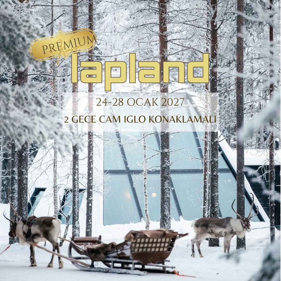 PREMIUM LAPLAND TURU 🌲❄️⛄️
2 GECE CAM IGLO HOTELDE KONAKLAMA DENEYİMİ
26 yıllık Deepnature Travel d