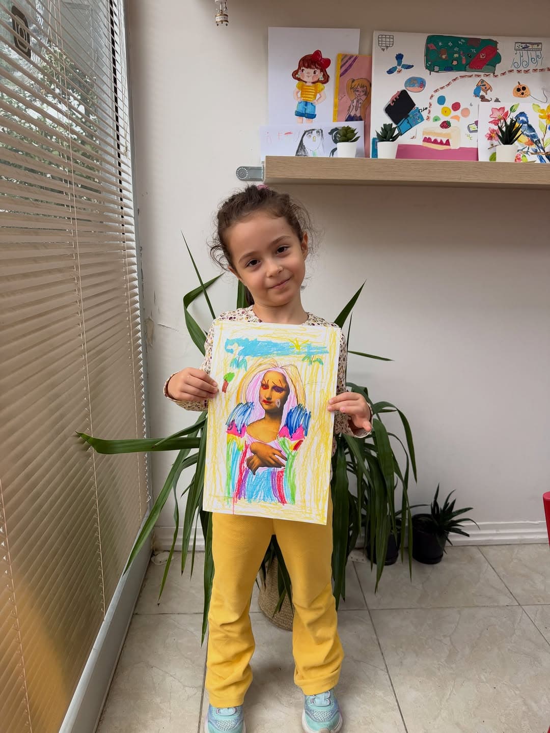 Minik grup bu hafta ünlü tablo “Mona Lisa” ‘yı çalıştı
🎨🖌️💐