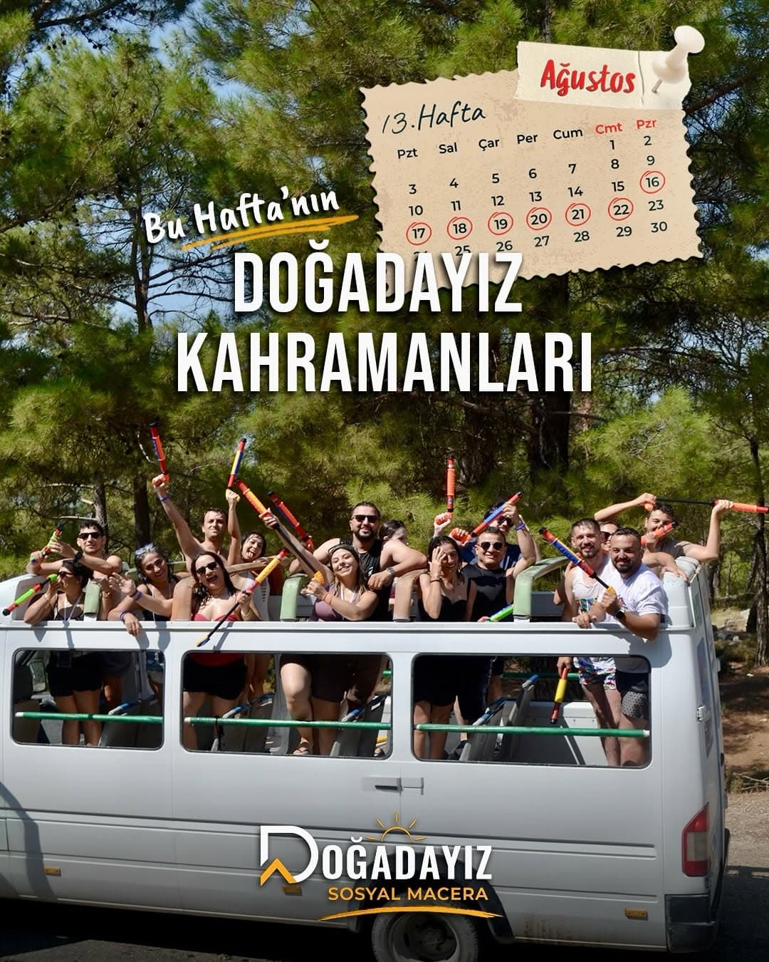 13. haftamızı da muhteşem anılar ve harika insanlarla tamamladık! ⛰️
Doğanın kucağında attığımız he