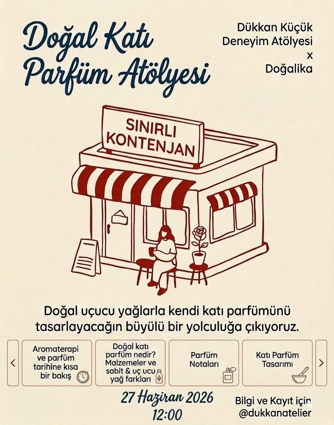 Dükkan’da @dogalika ile buluşma var 💖 Nihal hanımın direktörlüğünde kendi katı parfümümüzü tasarlıy