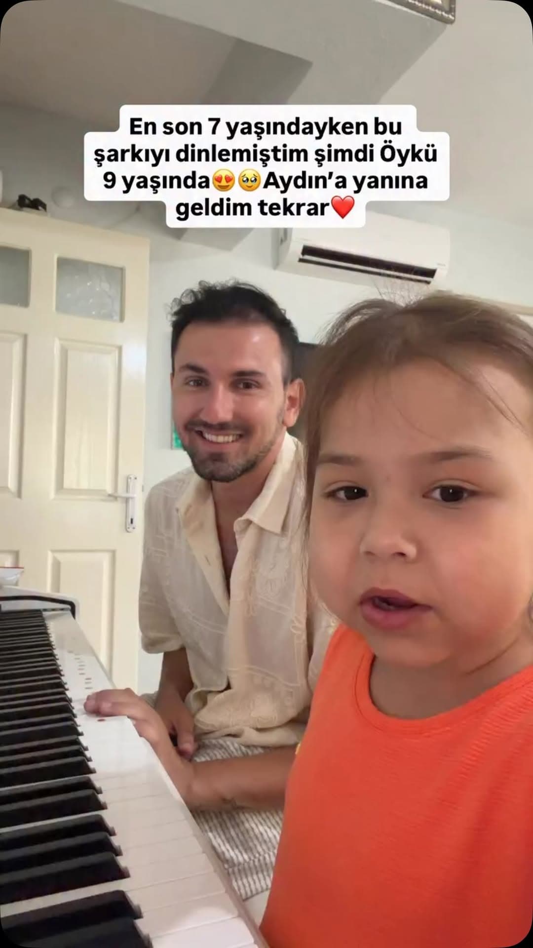 En son 7 yaşındayken bu şarkıyı dinlemiştim şimdi Öykü 9 yaşında😍 @dogancemakademi x #reklam Size Ö