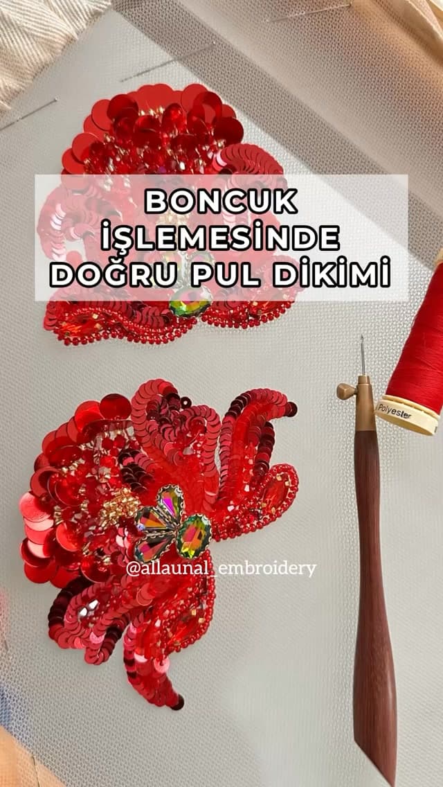 Güzel sonuçlar doğru tekniklerin sayesinde oluşur. Kasnakta boncuk işleme sanatını öğreneceğin doğru