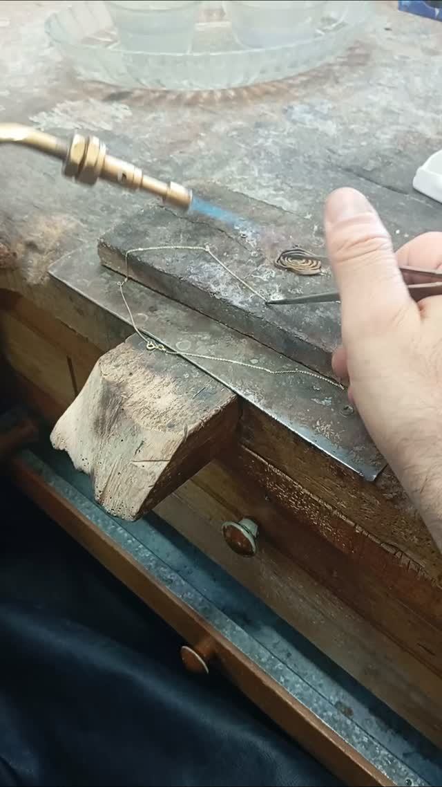 Altın forze zincir kaynak tamiri