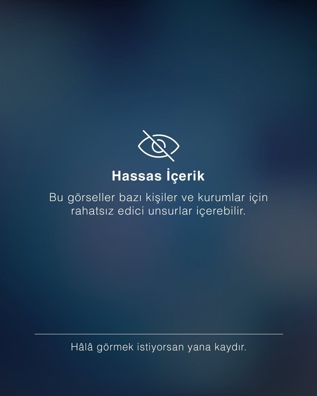 “Hassas içerik” dedik çünkü bu kadarı herkes için normal olmayabilir. 😎
Gerçeği görmek için kaydır
