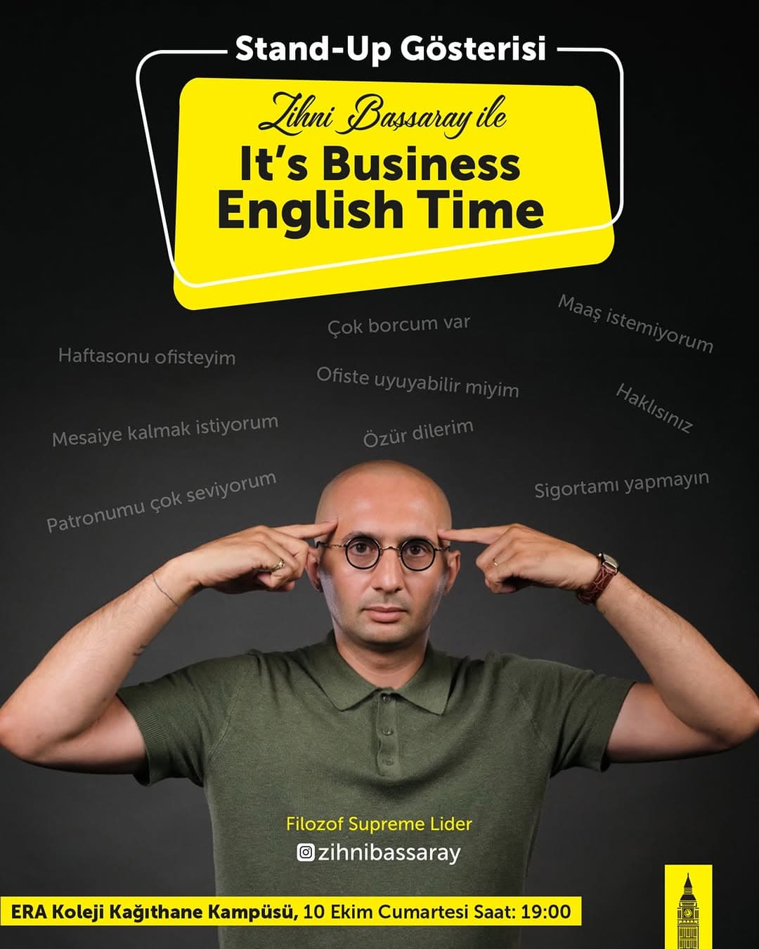 İş hayatına kısa bir mola, kahkahaya tam mesai!
Zihni Bassaray ile “It’s Business English Time” sta