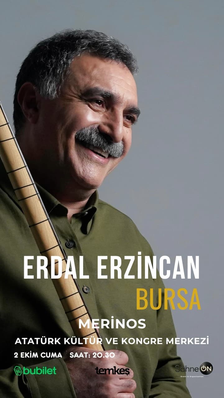 Yarın akşam Bursa’dayız 🎶
Bu güzel gecede görüşebilmek dileğiyle 🌿
📍 Bursa
📅 2 Ekim Cuma
#er