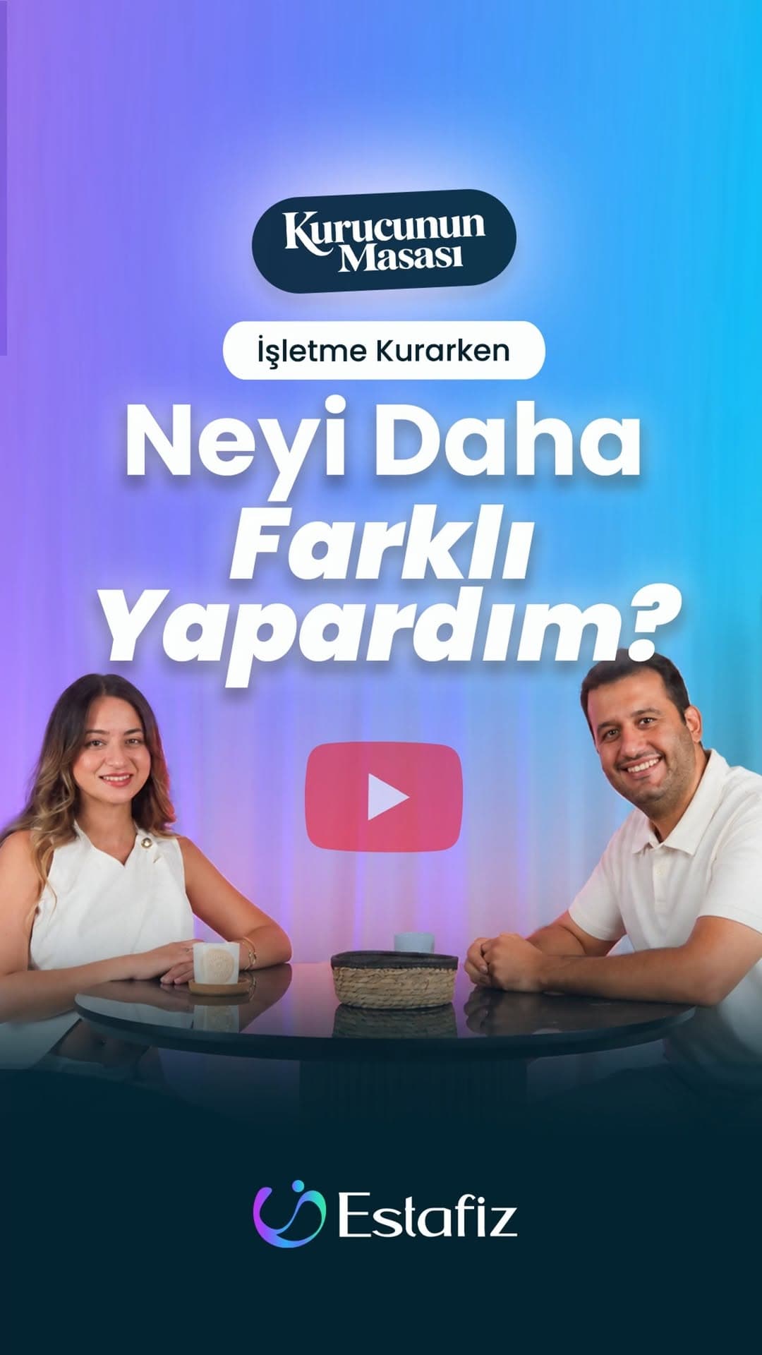 🎬 Estafiz’de yeni bir seri başlıyor: Kurucunun Masası! ✨
Her işletmenin bir kuruluş hikâyesi vardı