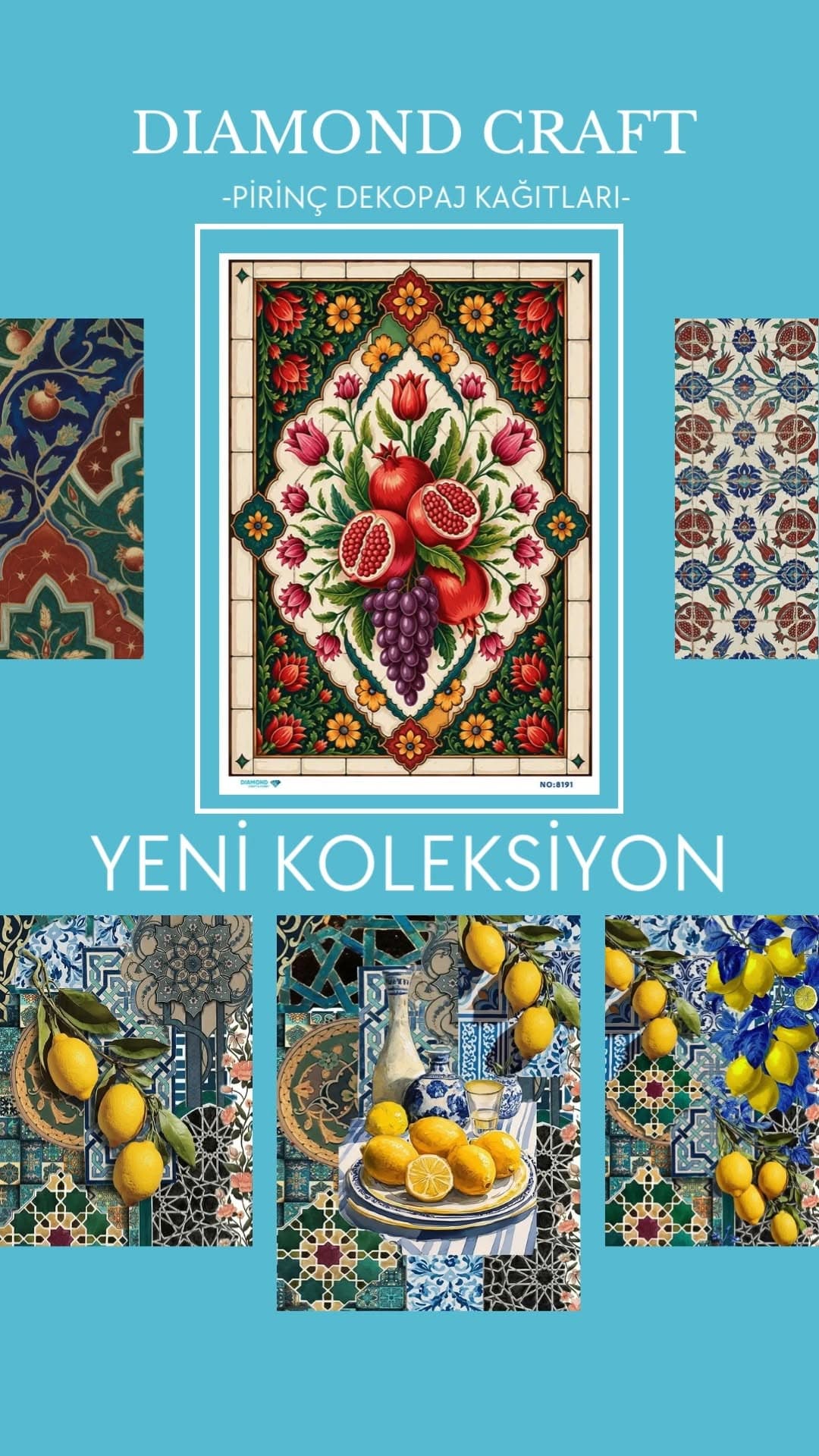 🍋🏛️ Diamond Craft Hobby’den Tarih ve Doğa Kokan 16 Yeni Model! ✨
Yenileme projelerinize kültürel