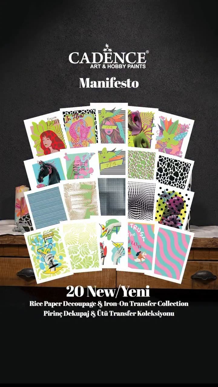 Tarzını Tasarımlarına Yansıt: Cadence Manifesto Koleksiyonu! ✨
Projelere ilham veren mesajlar ve gü