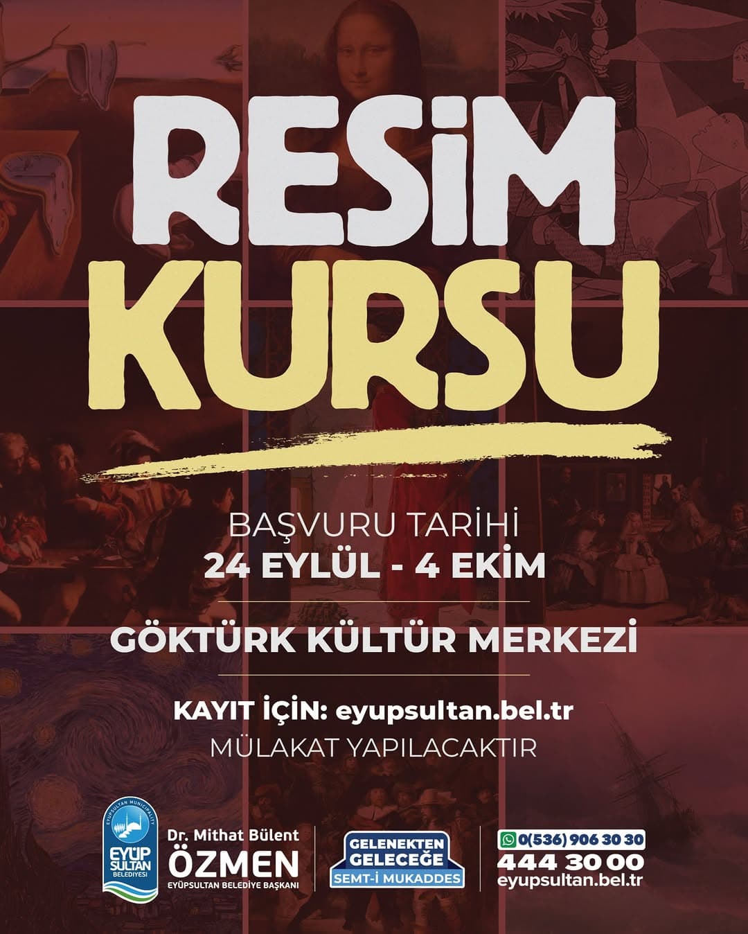 🎨 Göktürk Kültür Merkezi’nde Resim Kursu kayıtları başlıyor!
Çizim tekniğinizi geliştirmek, fırçan