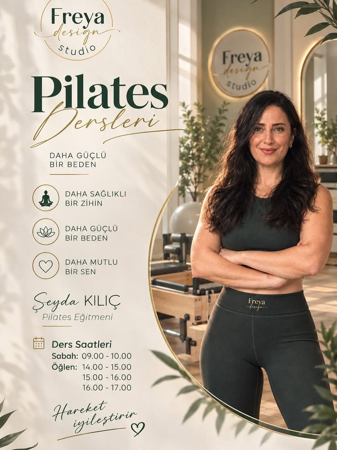 Freya Design Pilates Studio — Yoga & Meditasyon — Tuzla