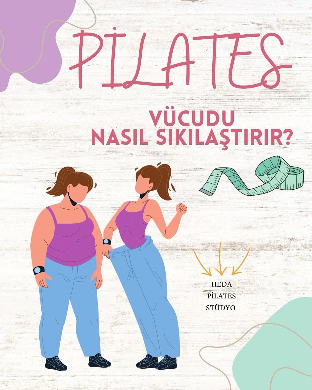 PİLATESLE SIMSIKIYIZ 🤸
Pilates, kasların boyunu uzatarak, derin kasları aktive ederek ve postürü d