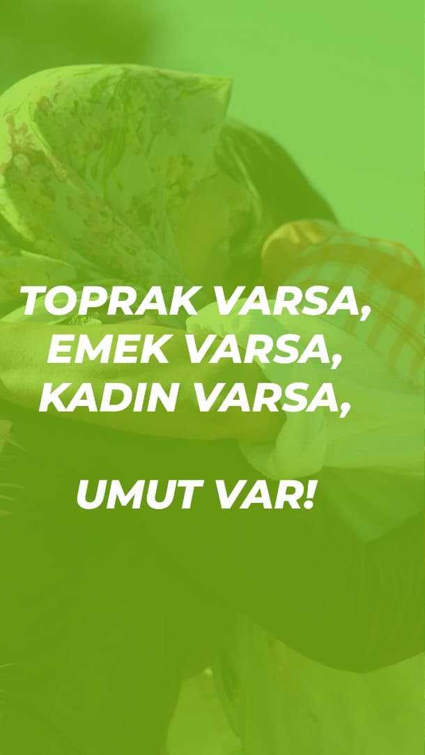 Bugün Dünya Kadın Çiftçiler Günü…
Emeğiyle toprağı, dayanışmasıyla hayatı yeşerten kadınların günü…�