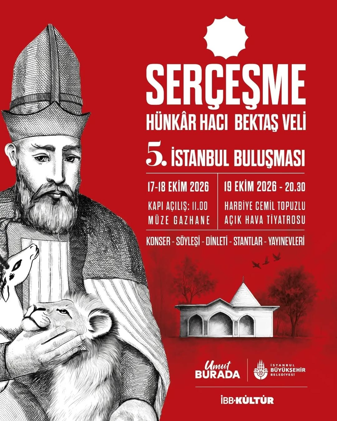 Serçeşme Hünkâr Hacı Bektaş Veli 5. İstanbul Buluşması’nda kültür, müzik ve muhabbet bir araya geliy