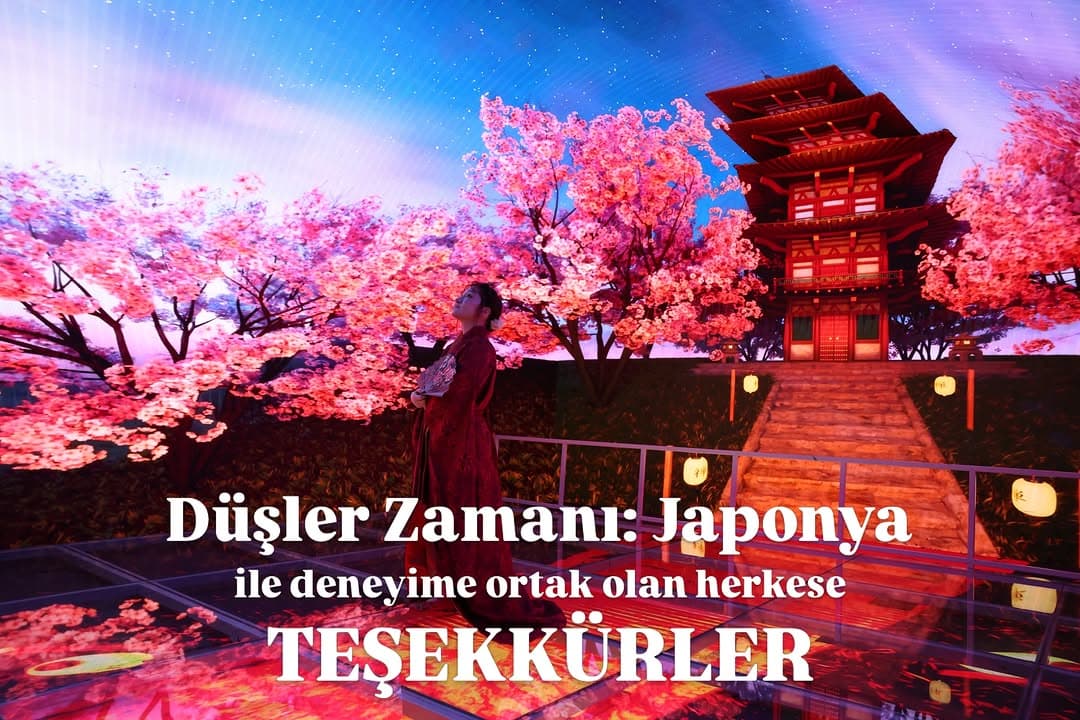 Geleneksel Japon sanatı, dijital teknolojilerle yeniden yorumlanarak ziyaretçileri ile özgün bir den
