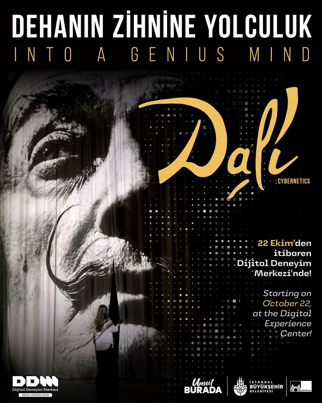 🌀 Dâhi mi, deli mi? Dalí’nin zihnine yolculuk başlıyor!
Dünyanın 14 şehrinde yüz binlerce sanatsev