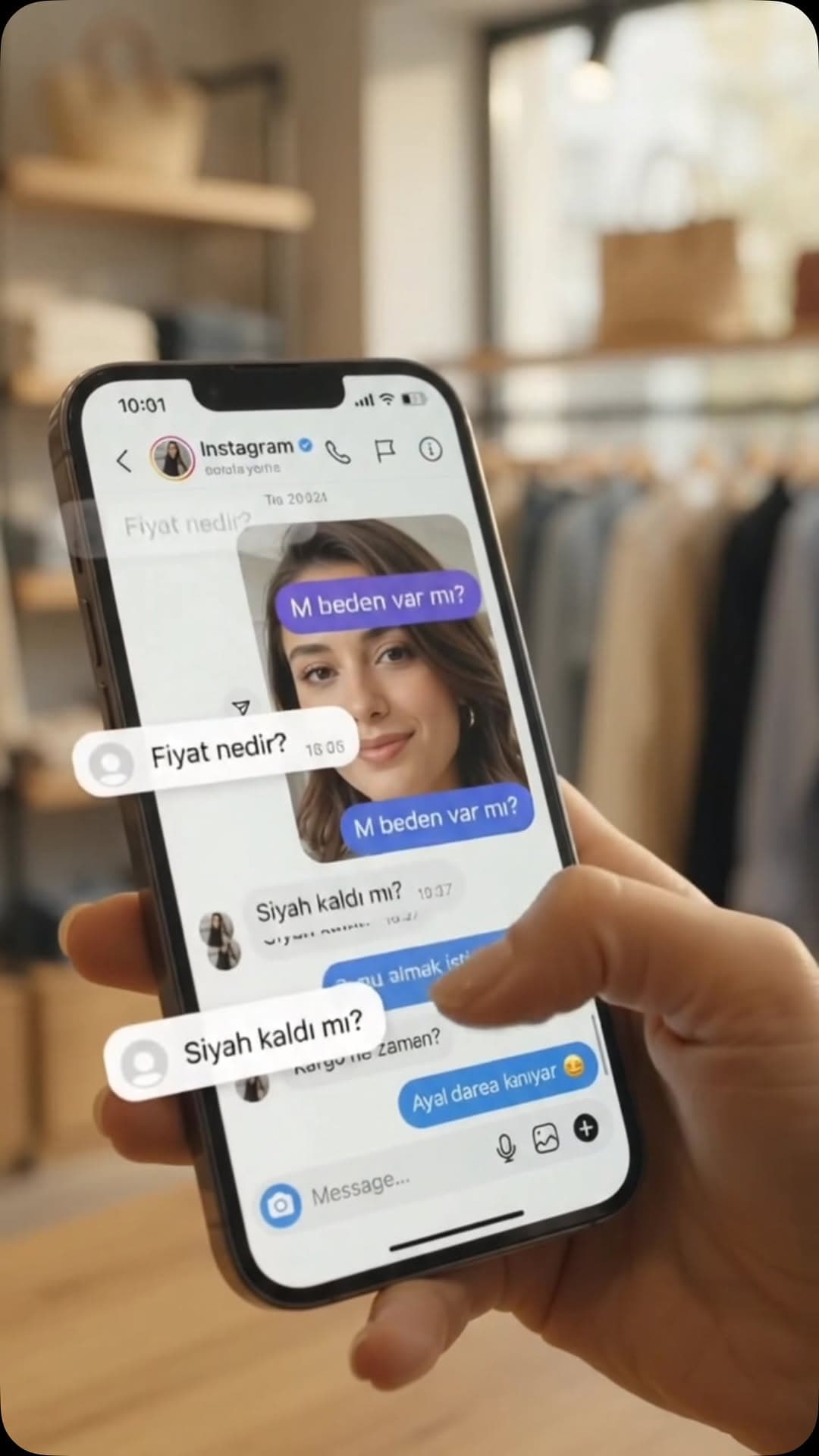 Instagram’dan mesajla sipariş toplamaya hâlâ devam mı ediyorsunuz? 👀
İşinizi DM trafiğinden çıkarıp