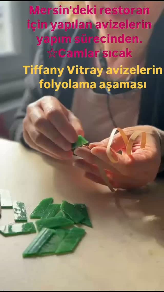 #inciliatölye #avize #abajur #tiffanyvitray #mersin 2023