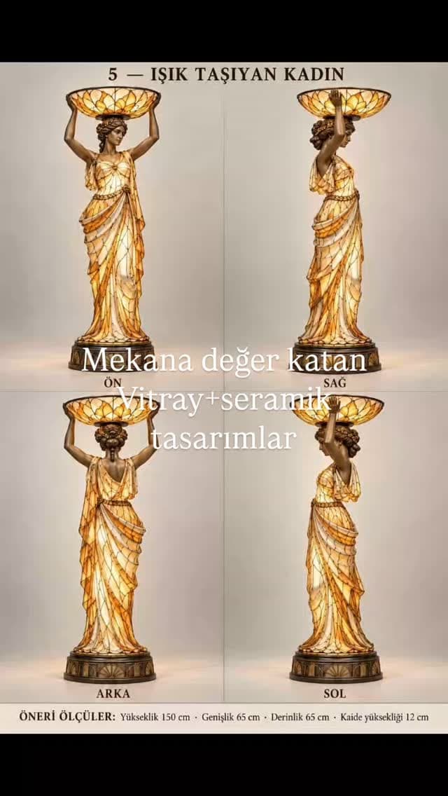 1,5 mt'lik vitray tasarımlar. Mekana değer katar.
Mekana özel üretimler için DM.
#lüksdekorasyon #v