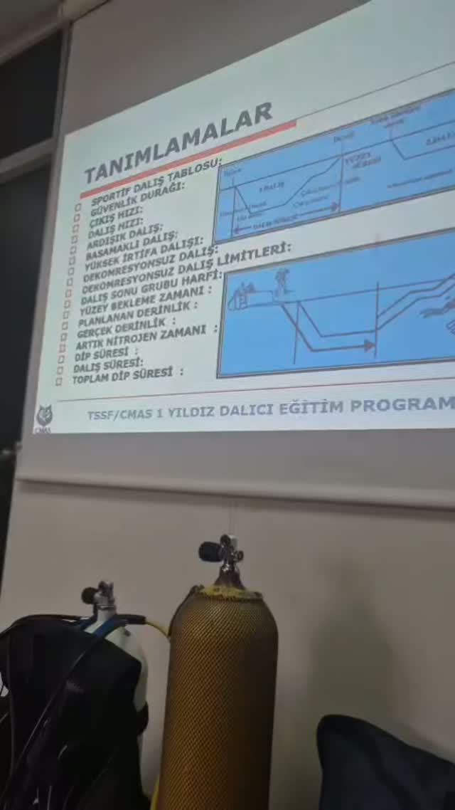Haftasonu yapılan TSSF/CMAS 1 ★ teorik kursumuzdan... ⭐👌🏽