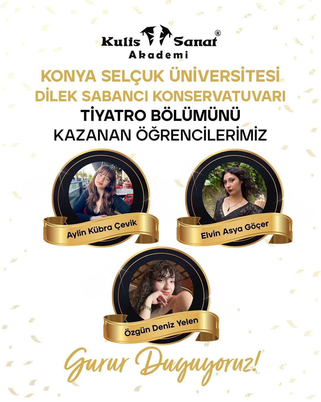 Gururluyuz! ♥️
Canımız öğrencilerimiz, gönülden tebrik eder; başarılarının devamını dileriz. 🌟
#Y