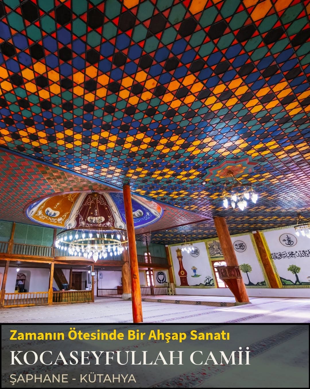 Kocaseyfullah Camii - Kütahya
Sanatın İzinde: Süslemeli Camiler
Kocaseyfullah Camii, Kütahya’nın Şa