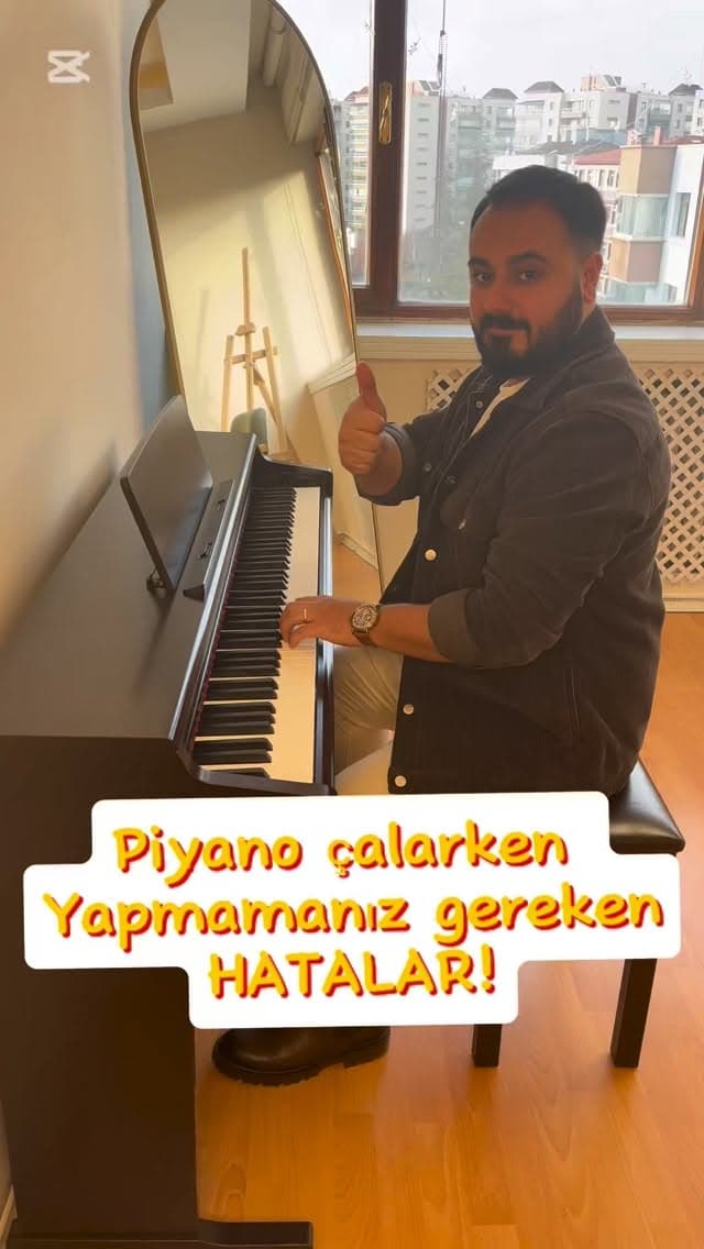 🎹 Piyano çalmaya başlarken bu hataları YAPMAYIN!❌
📌 Dik oturuş ✅
📌 Doğru mesafe ✅
📌 Parmak ve b
