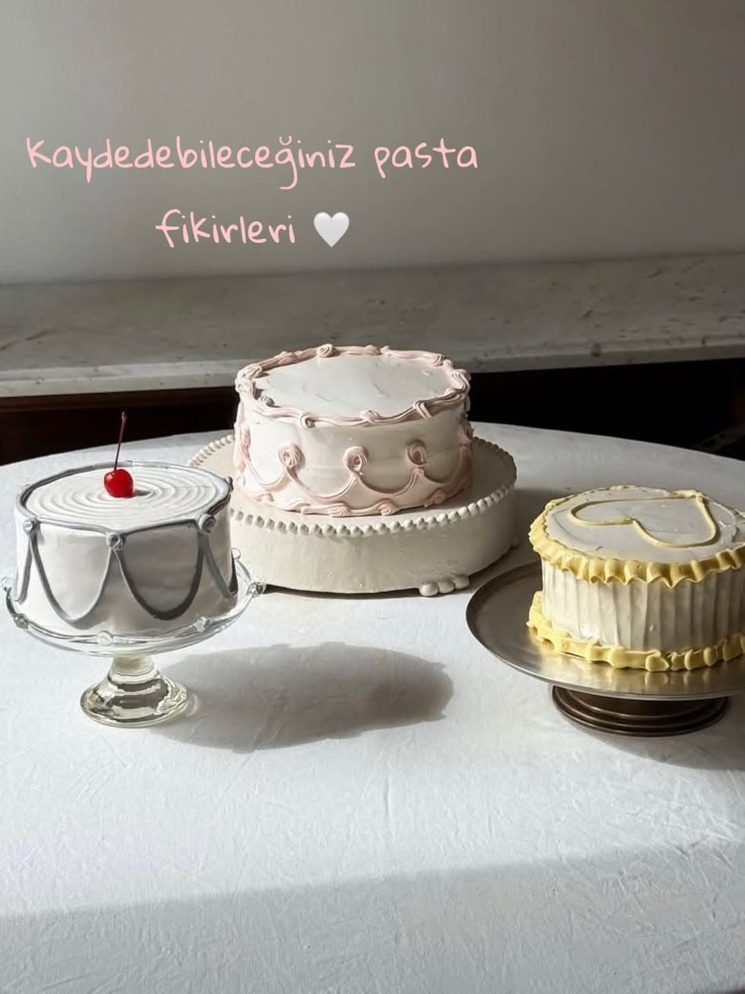 Ekim ayı kaydedebileceğiniz pasta fikirleri serisi geldi🤎
