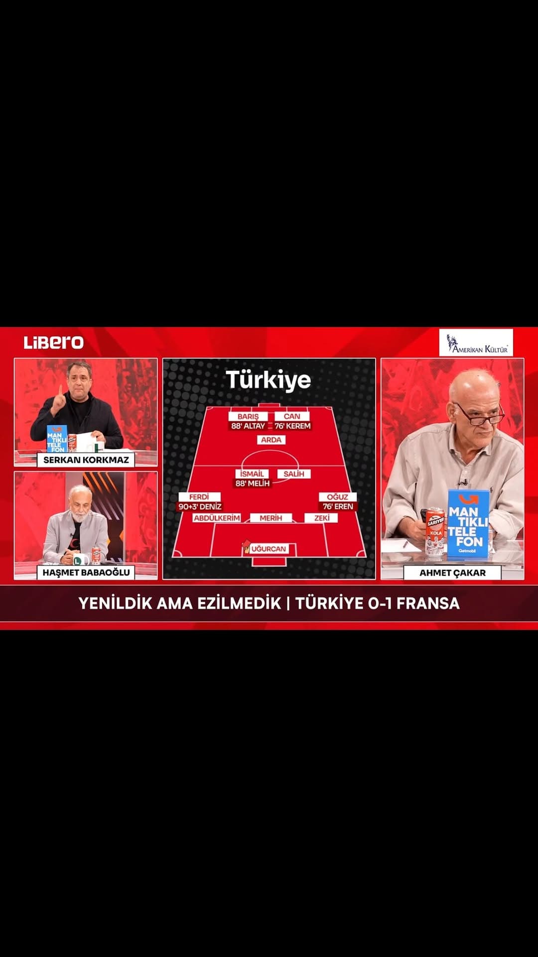 📺 Amerikan Kültür olarak ATV ekranlarındayız!
ATV’de yayınlanan Libero Spor Programı’na marka spon