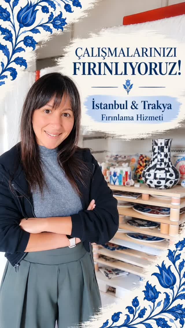 💙 Siz üretin, fırınlama işini Maya’ya bırakın! 🔥
Maya Çini & Sanat Atölyesi olarak fırınlama hizm
